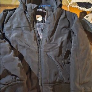 Hugo Boss Kids Black Windbreaker Jacket